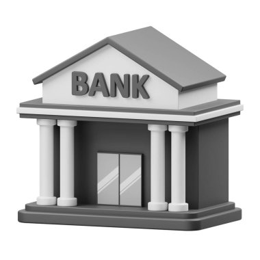 Bankacılık illüstrasyonu, basit yatırım £124; vektör yükseltilmiş bankacılık içeriği.