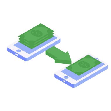 Bankacılık illüstrasyonu, basit yatırım £124; vektör yükseltilmiş bankacılık içeriği.