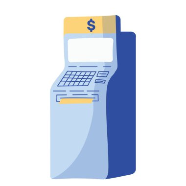 Bankacılık illüstrasyonu, basit yatırım £124; vektör yükseltilmiş bankacılık içeriği.