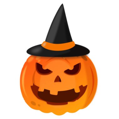 Cadılar Bayramı çizimi ve silüeti