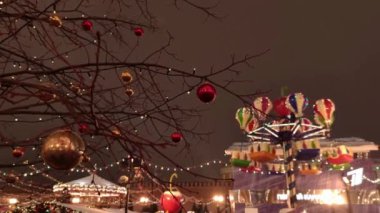 Moskova Şehri Noel süslemeleri