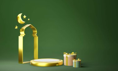 Ramazan İslami selamlama arka planı. vektör illüstrasyonu