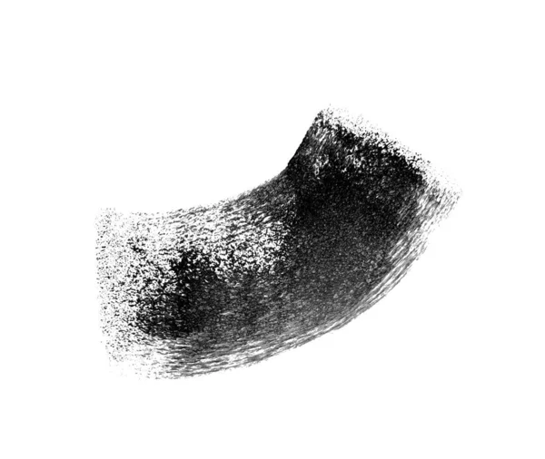 Λάσπη Από Μπογιά Καλλιτεχνική Αφηρημένη Μαύρη Μελάνη Εκτύπωση Πινέλο — Διανυσματικό Αρχείο