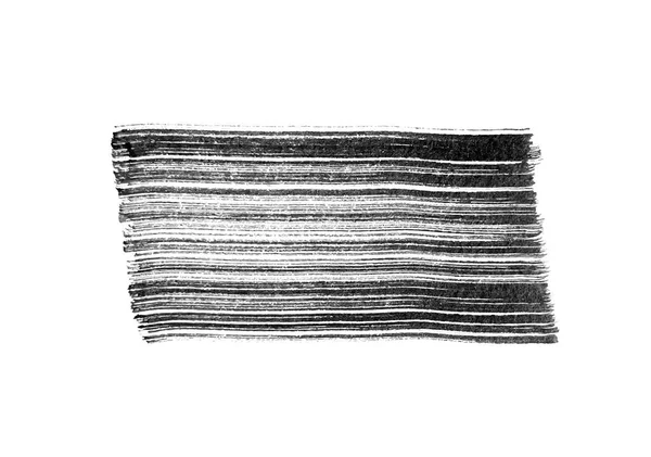 Mancha Pintura Negra Vectorial Abstracta Elemento Dibujado Mano Tinta Negra — Archivo Imágenes Vectoriales