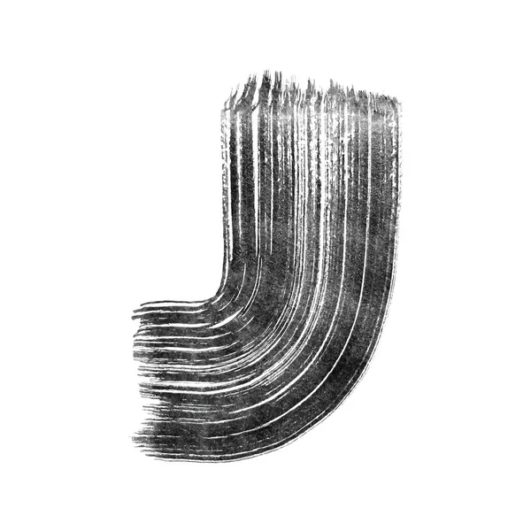 Frotiu Vopsea Neagră Vectorial Abstract Element Design Desenat Manual Cerneală — Vector de stoc