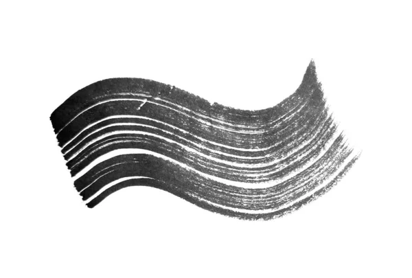 Абстрактный Векторный Мазок Краски Ручной Рисунок Элемент Дизайна Черные Чернила — стоковый вектор