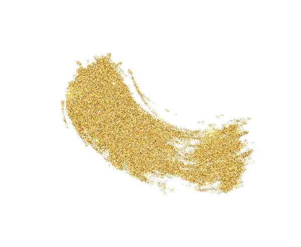 Διάνυσμα Χρυσής Μπογιάς Στοιχεία Glitter Απομονωμένα Λευκό Φόντο — Διανυσματικό Αρχείο