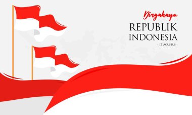 Endonezya Bağımsızlık Günü 'nü kutluyoruz. Dirgahayu, Endonezya 79 Arkaplan