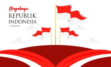 Endonezya Bağımsızlık Günü 'nü kutluyoruz. Dirgahayu, Endonezya 79 Arkaplan