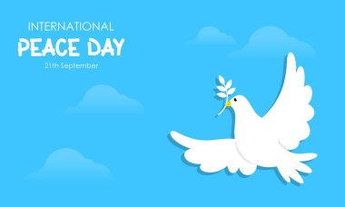 Uluslararası Barış Günü Sancak Arkaplanı