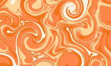 Retro Moda Dalgalı Danslı Kusursuz Desen. Duvar Kağıdı, Sancak, Arkaplan ve Arkaplan için Tasarım