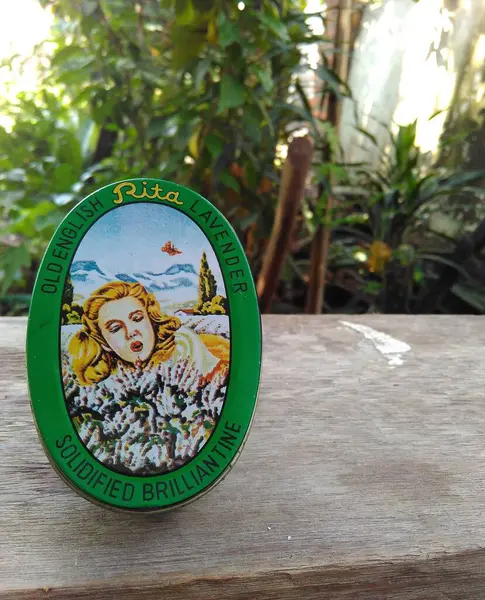 Üzerinde bir kadın resmi olan bir broş.