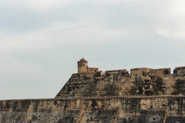 Cartagena, Bolivar, Kolombiya. 20 Aralık 2018: San Felipe de Barajas Kalesi.