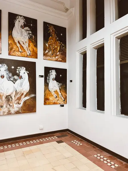 Medellin Antiokvia Kolumbie Března 2024 Umělecké Místnosti Národním Paláci Nákupního — Stock fotografie