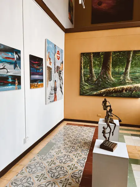 Μεντεγίν Antioquia Κολομβία Μαρτίου 2024 Αίθουσες Τέχνης Στο Εθνικό Εμπορικό — Φωτογραφία Αρχείου