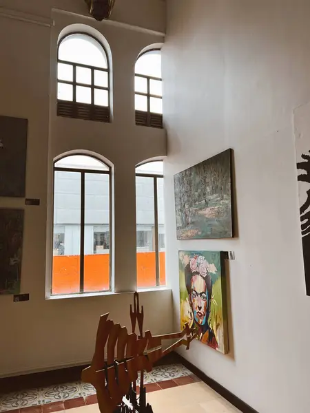 Μεντεγίν Antioquia Κολομβία Μαρτίου 2024 Αίθουσες Τέχνης Στο Εθνικό Εμπορικό — Φωτογραφία Αρχείου