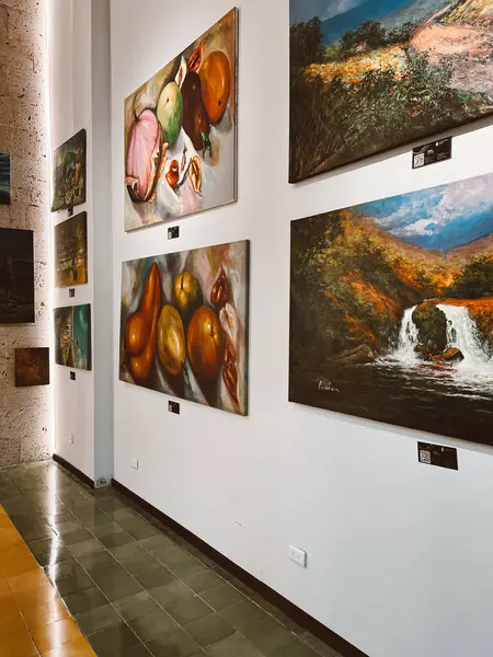 Medellín Antioquia Colômbia Março 2024 Salas Arte Centro Comercial Palácio — Fotografia de Stock
