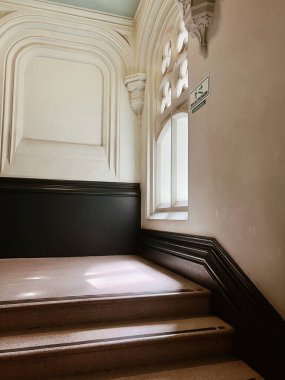 Medellin, Antioquia, Kolombiya. 2 Nisan 2024: Rafael Uribe Uribe Kültür Sarayı Mimarisi.