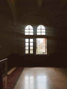 Medellin, Antioquia, Kolombiya. 2 Nisan 2024: Rafael Uribe Uribe Kültür Sarayı Mimarisi.