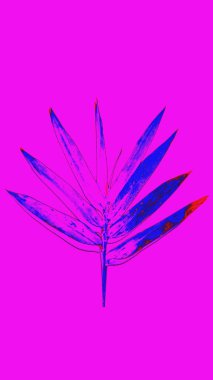 Üç boyutlu fotoğraf arkaplanı, bambu yapraklarının dijital olarak tasarlanmış fotoğrafı..