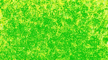 Dijital olarak üretilen görüntü: Parlak yeşil ve soyut arkaplan, kabarcıklı, desenli bir yüzeye sahip. Canlı tasarımlar ve eğlenceli kavramlar için ideal.