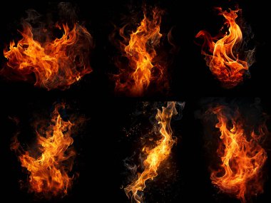 Alev gerçekçi stok görüntüsünü ateşle