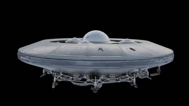 Alian Gemisi, Uzay Aracı, Siyah arkaplanı olan UFO