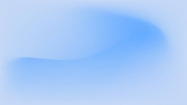 Modern, minimalist bir arkaplan veya tasarım amaçlı duvar kağıdı için uygun eğrileri olan yatıştırıcı vektör mavi gradyanı.