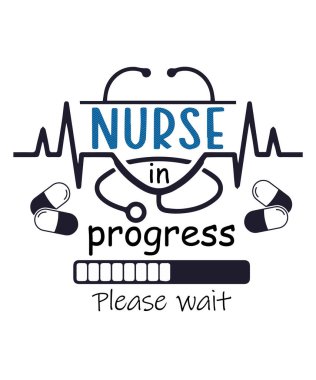 Bu Hemşirelik Okulu tişörtü tasarımı kalp ile iç içe geçmiş bir steteskop içeriyor, özen ve merhameti sembolize ediyor. 