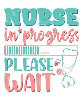 Bu Hemşirelik Okulu tişörtü tasarımı kalp ile iç içe geçmiş bir steteskop içeriyor, özen ve merhameti sembolize ediyor. 