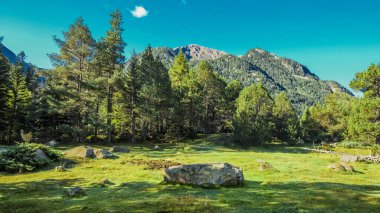 Aiguestortes Ulusal Parkı, Katalonya, İspanya, Avrupa. Yüksek kalite fotoğraf