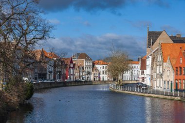 Brugge, Belçika, Avrupa, büyüleyici şehir