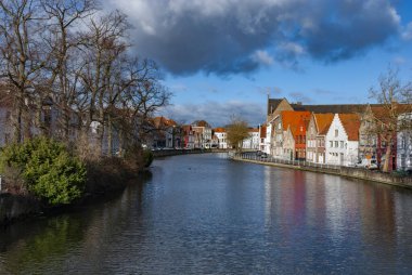Brugge, Belçika, Avrupa, büyüleyici şehir