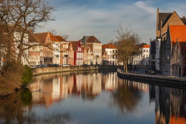 Brugge, Belçika, Avrupa, büyüleyici şehir