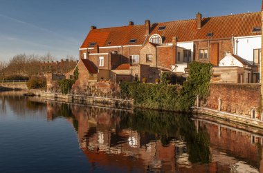 Brugge, Belçika, Avrupa, büyüleyici şehir
