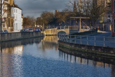 Brugge, Belçika, Avrupa, büyüleyici şehir