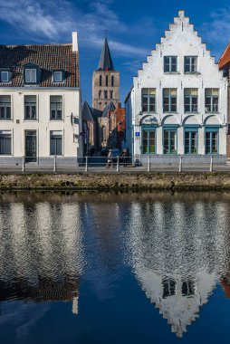 Brugge, Belçika, Avrupa, büyüleyici şehir