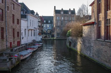 Brugge, Belçika, Avrupa, büyüleyici şehir