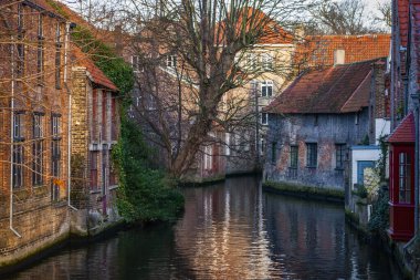 Brugge, Belçika, Avrupa, büyüleyici şehir
