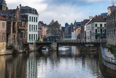 Gante, Belçika, Avrupa, büyüleyici şehir