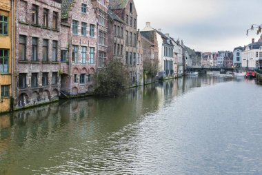 Gante, Belçika, Avrupa, büyüleyici şehir