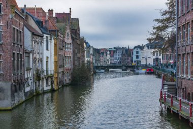 Gante, Belçika, Avrupa, büyüleyici şehir