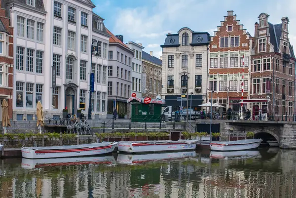 Gante Belgia Europa Urok Miasta — Zdjęcie stockowe
