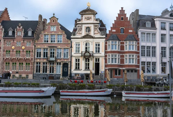 Gante Belçika Avrupa Büyüleyici Şehir — Stok fotoğraf