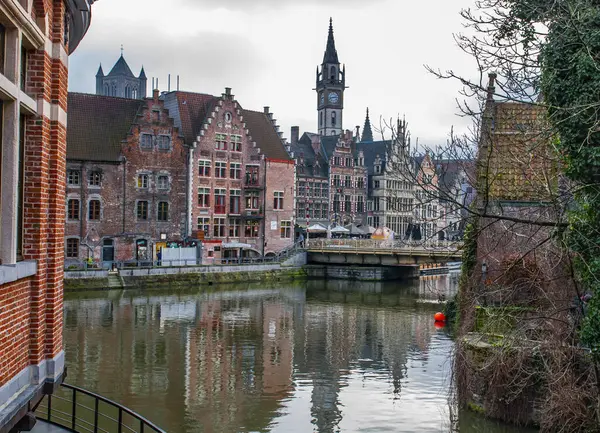 Gante Bélgica Europa Cidade Charmosa — Fotografia de Stock