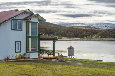 Harberton RancHarberton Ranch, Tierra del Fuego, Usuahia, Beagle Channel, Argentinah, Tierra del Fuego, Usuahia, Beagle Channel, Arjantin. Yüksek kalite fotoğraf