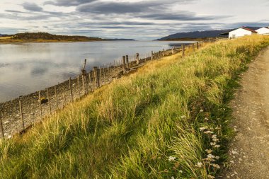 Harberton RancHarberton Ranch, Tierra del Fuego, Usuahia, Beagle Channel, Argentinah, Tierra del Fuego, Usuahia, Beagle Channel, Arjantin. Yüksek kalite fotoğraf