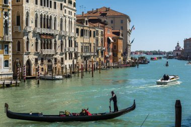 Sihirli şehir Venedik 'te bir yürüyüş. Yüksek kalite fotoğraf