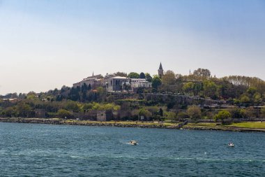 İstanbul, TuIstanbul, Türkiye. Bosphorusrkey 'den geliyor. Boğaz boşluğundan geliyor. Yüksek kalite fotoğraf