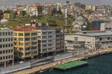 İstanbul, TuIstanbul, Türkiye. Bosphorusrkey 'den geliyor. Boğaz boşluğundan geliyor. Yüksek kalite fotoğraf